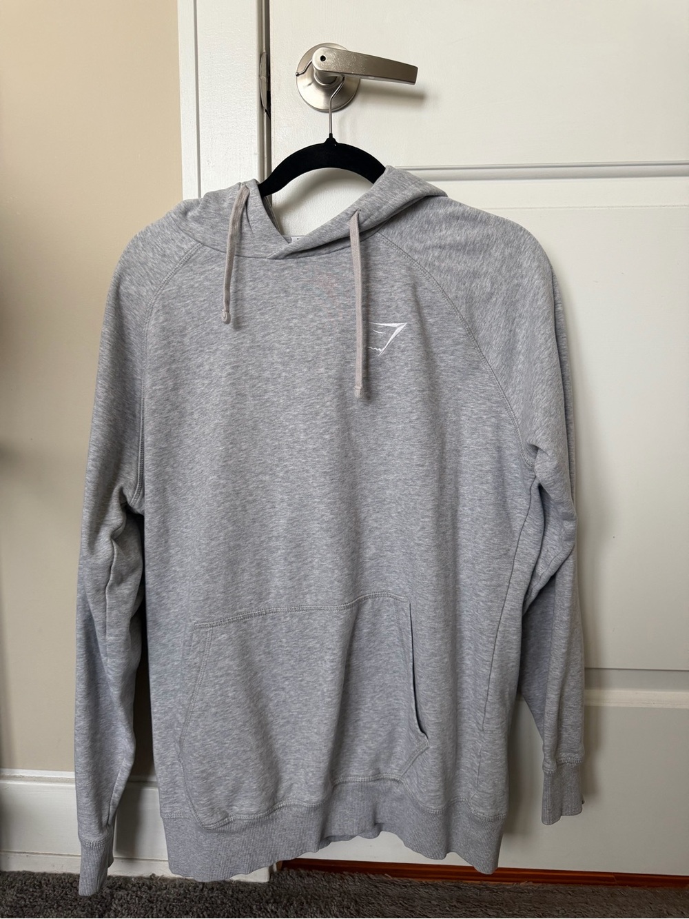 Gymshark Men’s Heather Gray Pullover Hoodie